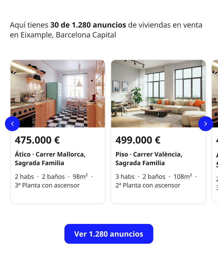 Busca pisos en venta en la Eixample