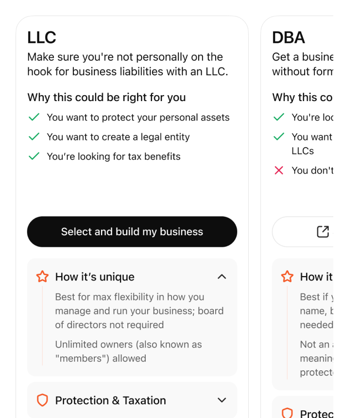What is the difference between an LLC and a DBA?
