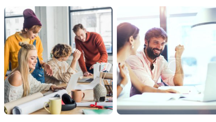 Designers are working together.