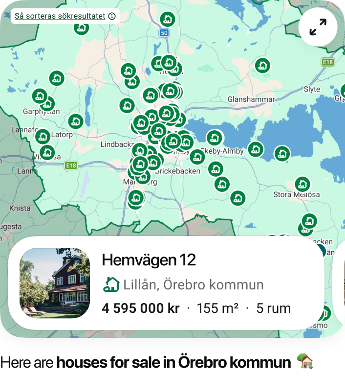 @Hemnet show me houses in Örebro with at least 4 rooms