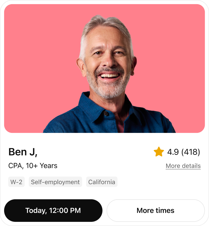 @Intuit TurboTax find me an expert