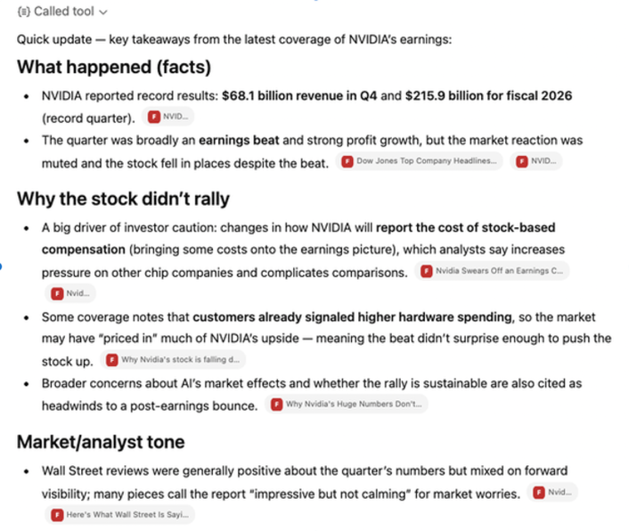 What's the latest on Nvidia's earnings and market outlook?