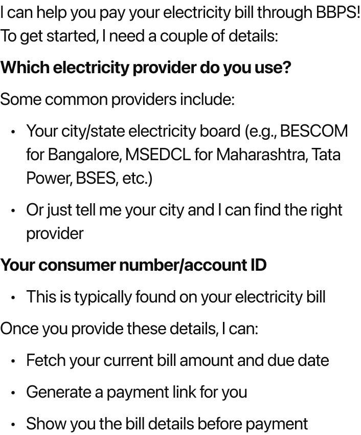 can you help me pay my electricity bill?