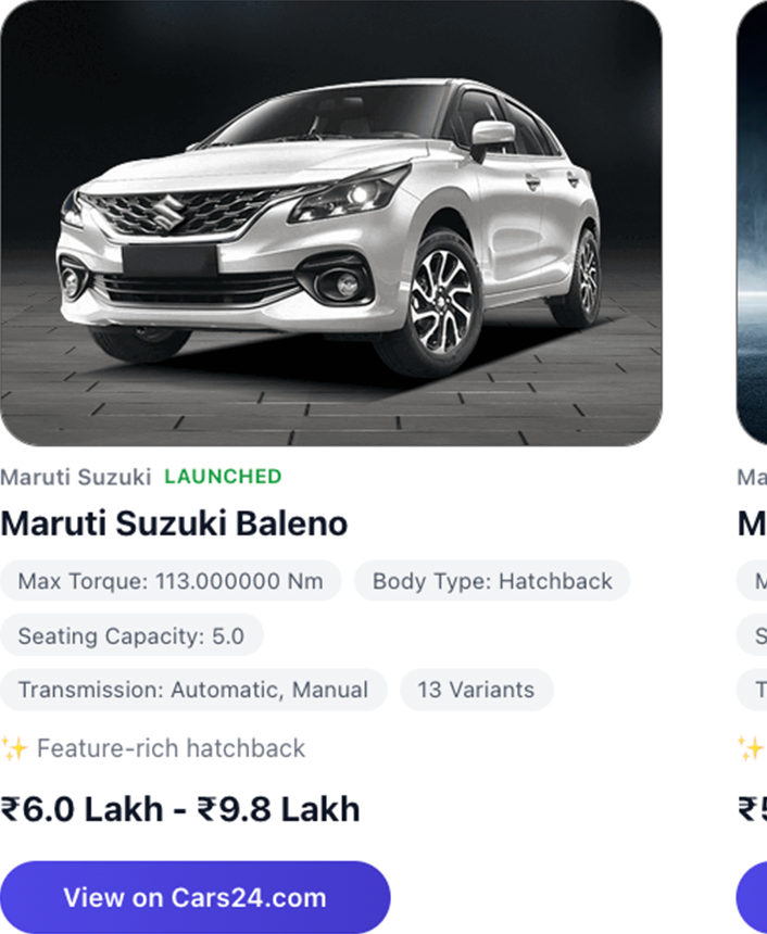 Can you suggest cars under ₹10 lakh for a family of four?