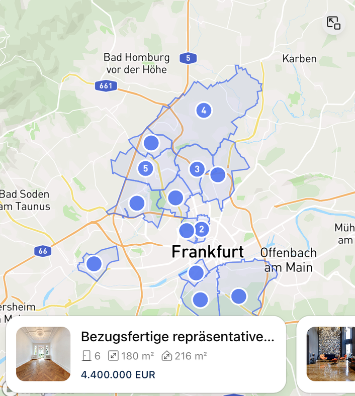 Suche ein Haus in Frankfurt am Main