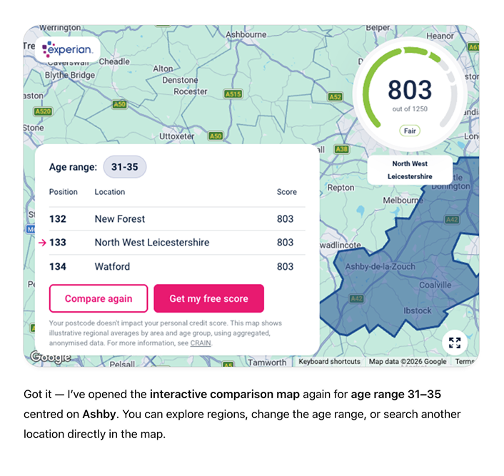 I'm 34 and live in Ashby